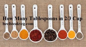Many Tablespoons in 23 Cup