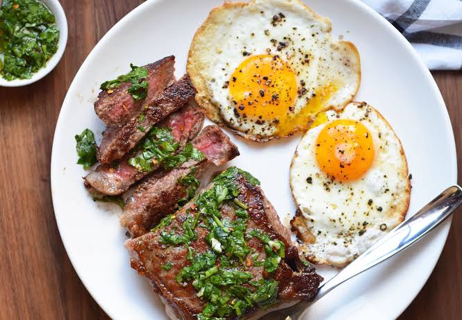 Breakfast Steak and Eggs