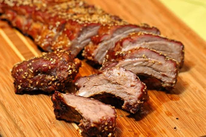 Sous Vide Baby Back Pork Ribs with Sesame