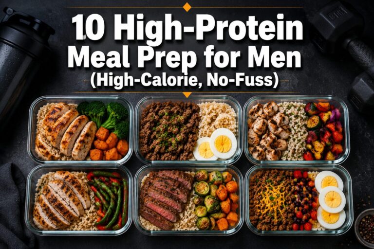 10 High-Protein Meal Prep for Men (High-Calorie, No-Fuss)