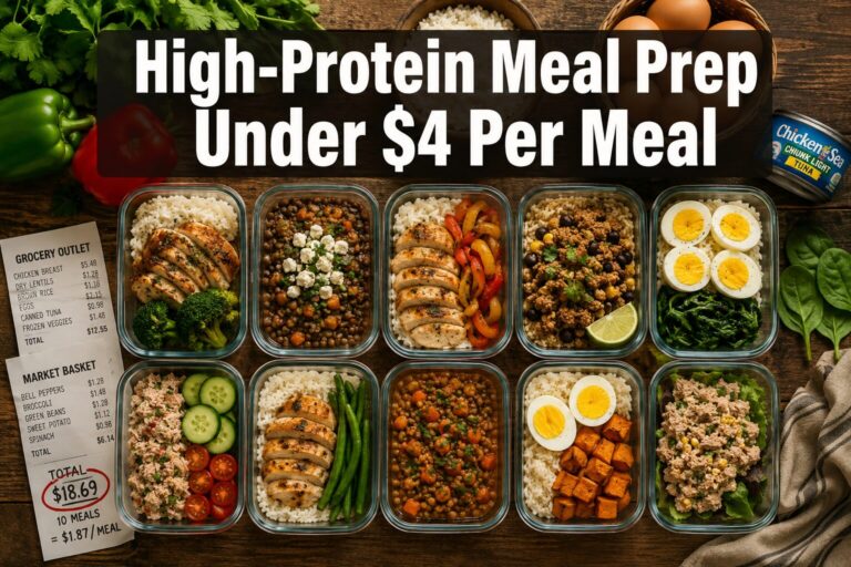 10 High-Protein Meal Prep on a Budget (Under $4 Per Meal)