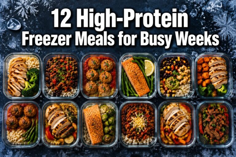 12 High-Protein Freezer Meals for Busy Weeks