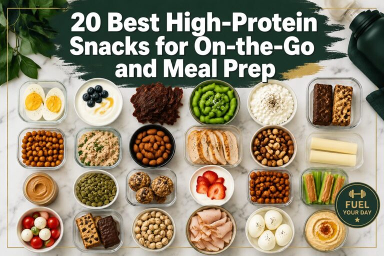 20 Best High-Protein Snacks for On-the-Go and Meal Prep