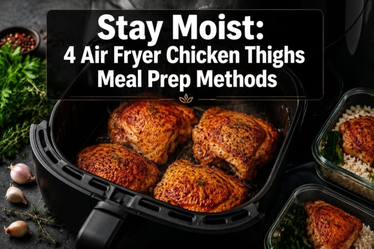 4 Juicy Air Fryer Chicken Thighs Meal Prep Methods That Stay Moist