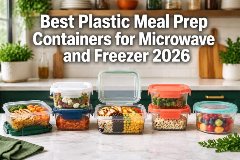 5 Best Plastic Meal Prep Containers for Microwave and Freezer