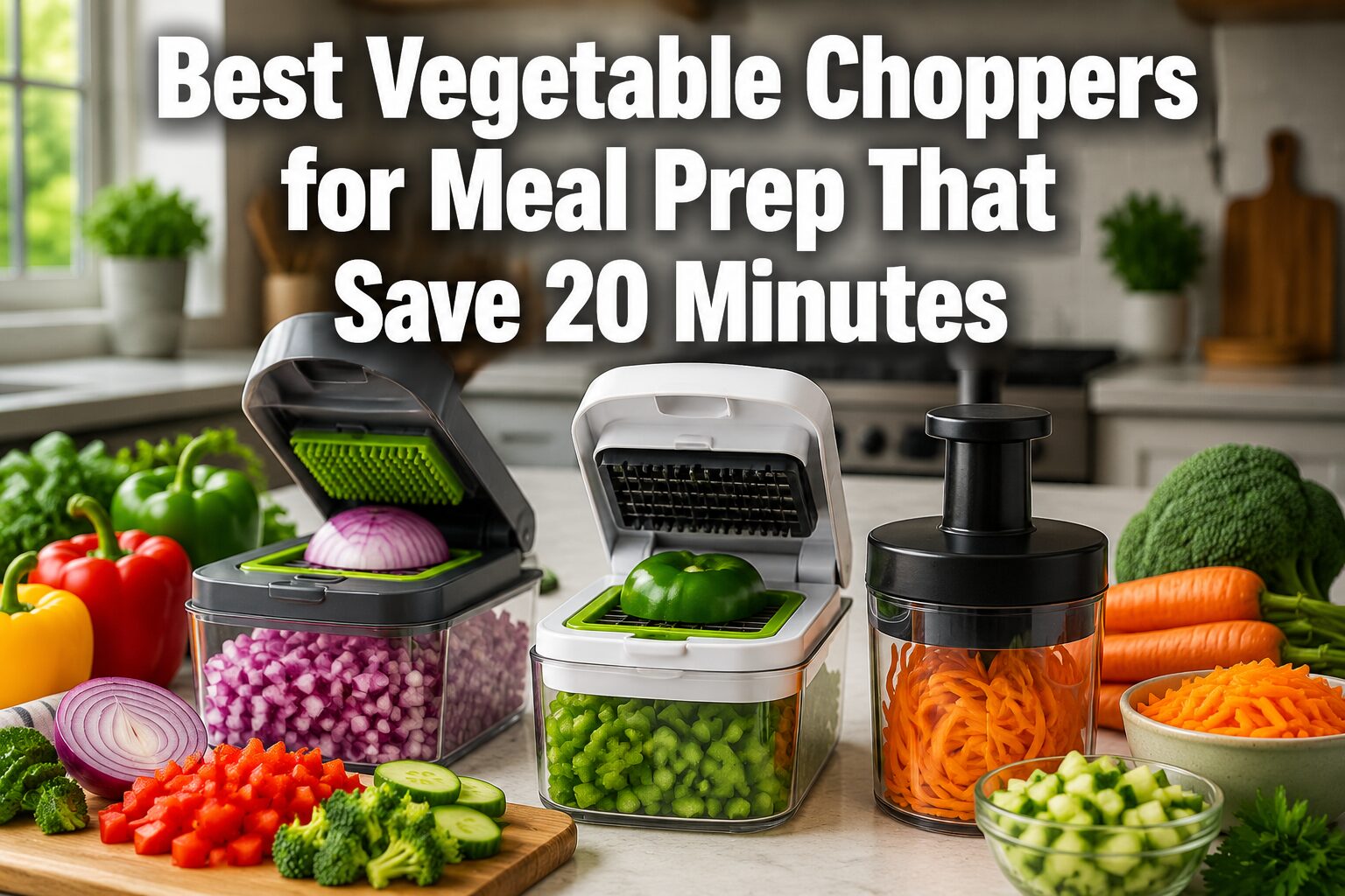 5 Best Vegetable Choppers for Meal Prep That Save 20 Minutes