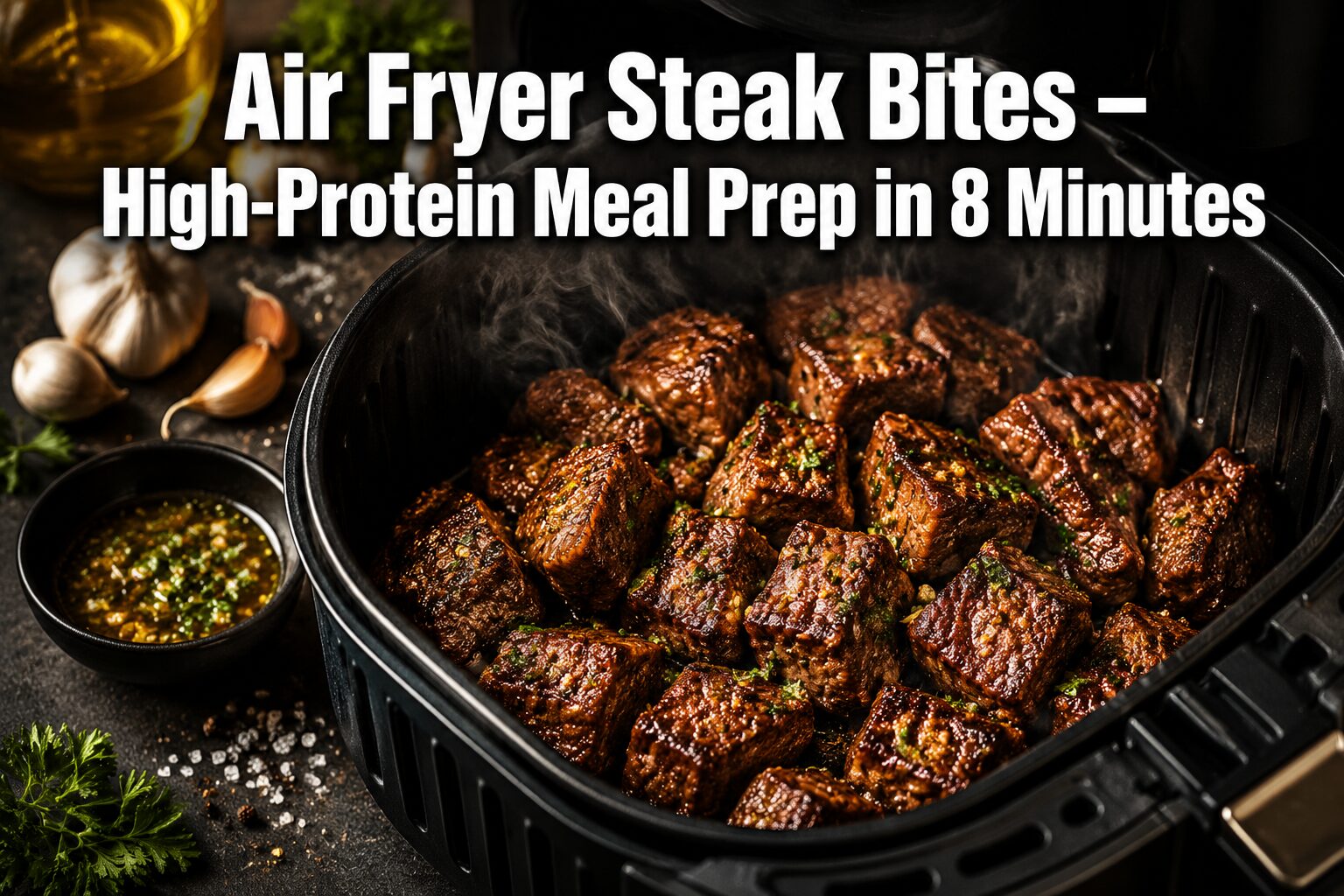 5 Easy Air Fryer Steak Bites for High-Protein Meal Prep (Ready in 8 Minutes)