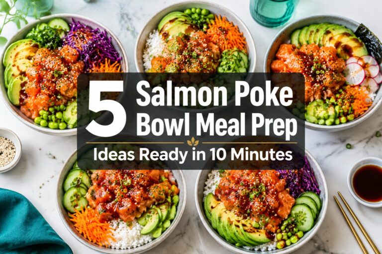 5 Salmon Poke Bowl Meal Prep Ideas Ready in 10 Minutes