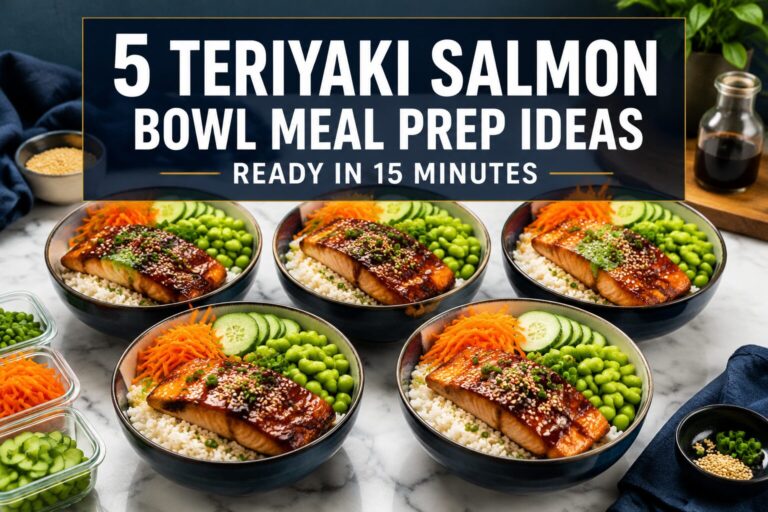 5 Teriyaki Salmon Bowl Meal Prep Ideas Ready in 15 Minutes