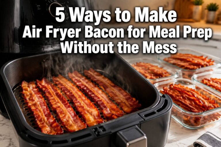 5 Ways to Make Air Fryer Bacon for Meal Prep Without the Mess