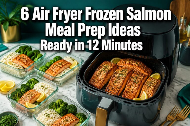6 Air Fryer Frozen Salmon Meal Prep Ideas Ready in 12 Minutes
