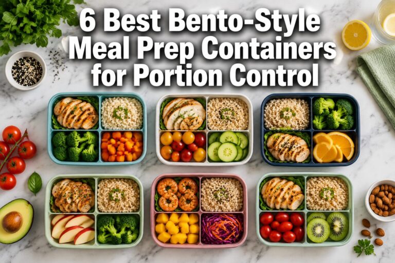 6 Best Bento-Style Meal Prep Containers for Portion Control