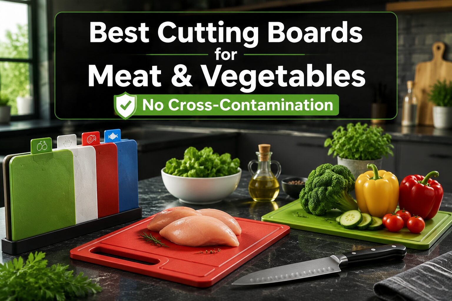 6 Best Cutting Boards for Meat and Vegetables (No Cross-Contamination)