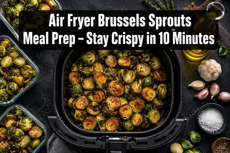 7 Air Fryer Brussels Sprouts Meal Prep Ideas (10 Minutes, Stay Crispy)