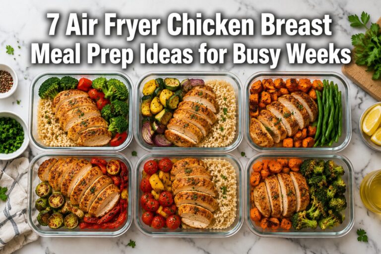 7 Air Fryer Chicken Breast Meal Prep Ideas for Busy Weeks
