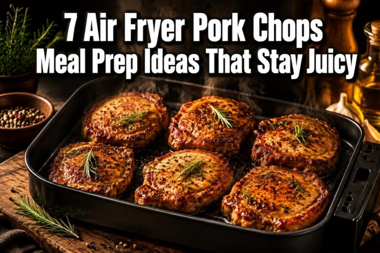 7 Air Fryer Pork Chops Meal Prep Ideas That Stay Juicy