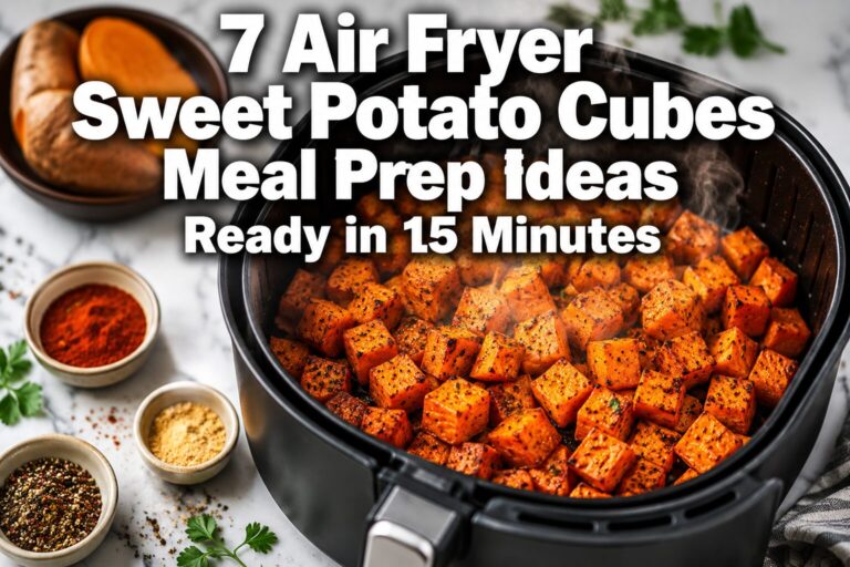 7 Air Fryer Sweet Potato Cubes Meal Prep Ideas Ready in 15 Minutes