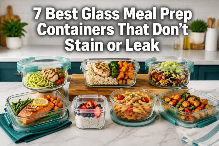 7 Best Glass Meal Prep Containers That Don't Stain or Leak