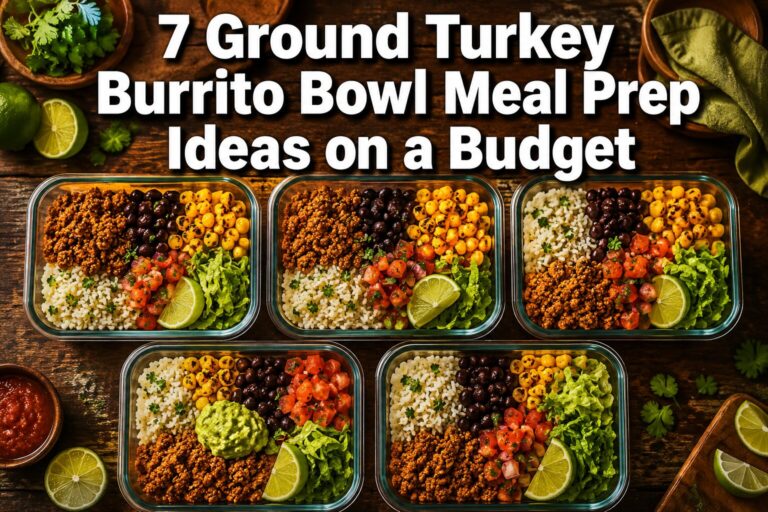 7 Ground Turkey Burrito Bowl Meal Prep Ideas on a Budget