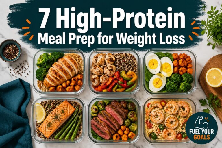 7 High-Protein Meal Prep for Weight Loss (Simple and Filling)