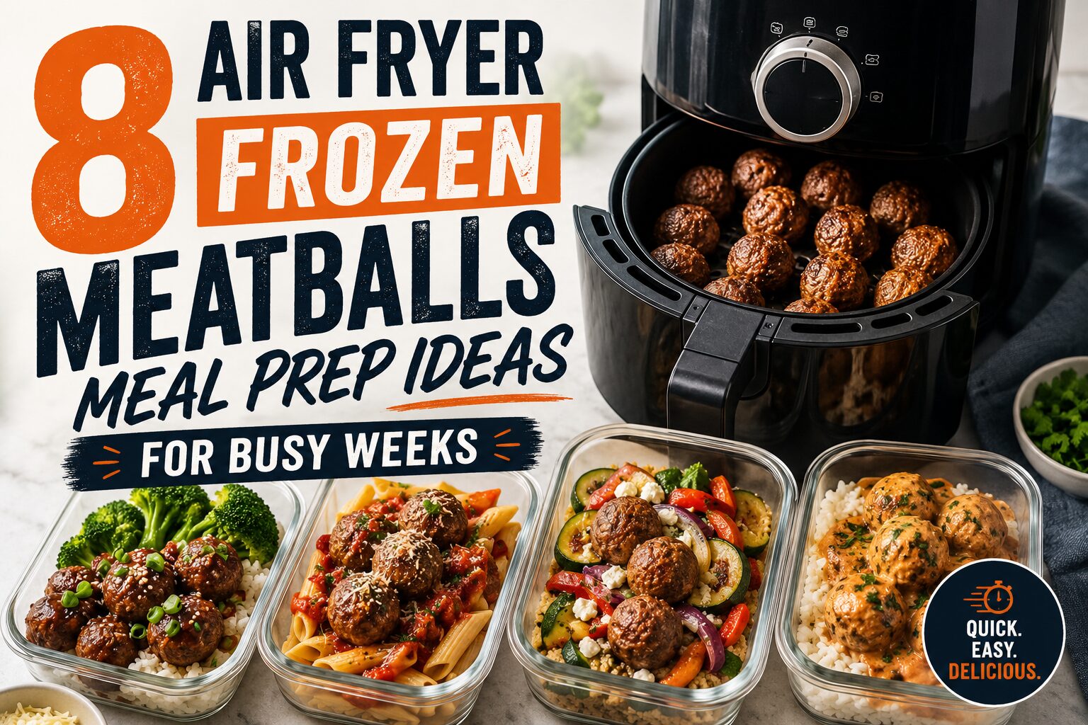 8 Air Fryer Frozen Meatballs Meal Prep Ideas for Busy Weeks