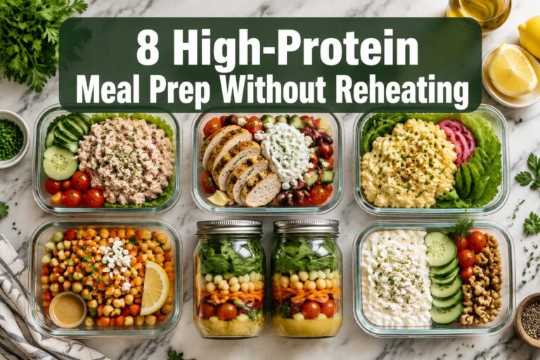 8 High-Protein Meal Prep Without Reheating (Cold Lunch Ideas)